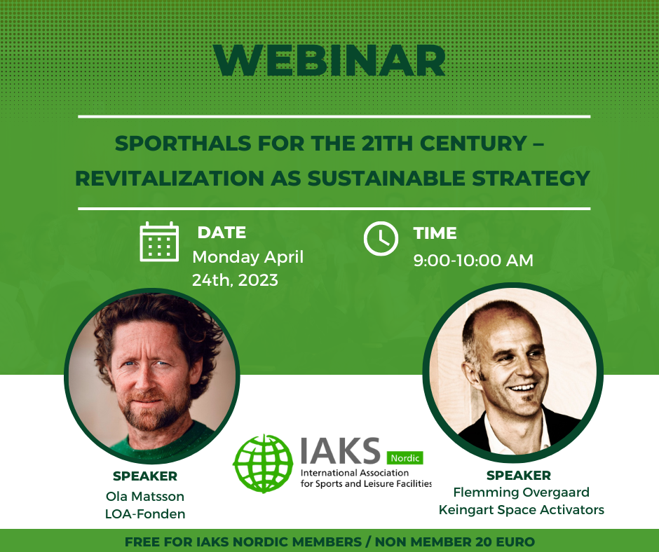 Webinar IAKS Nordic april 2023