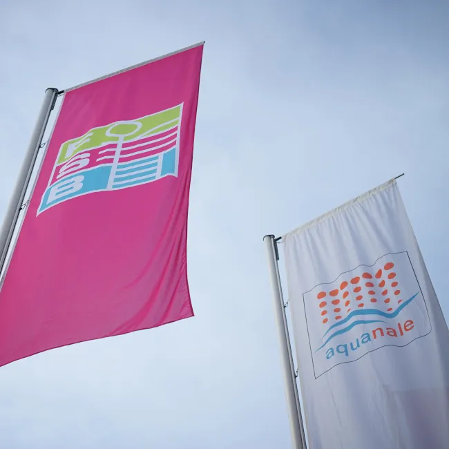 aquanale FSB Flagge flag © IAKS - Hieronymus Caspar.JPG