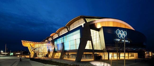 Richmond Olympic Oval_facade_ Cannon Design Hubert Kang