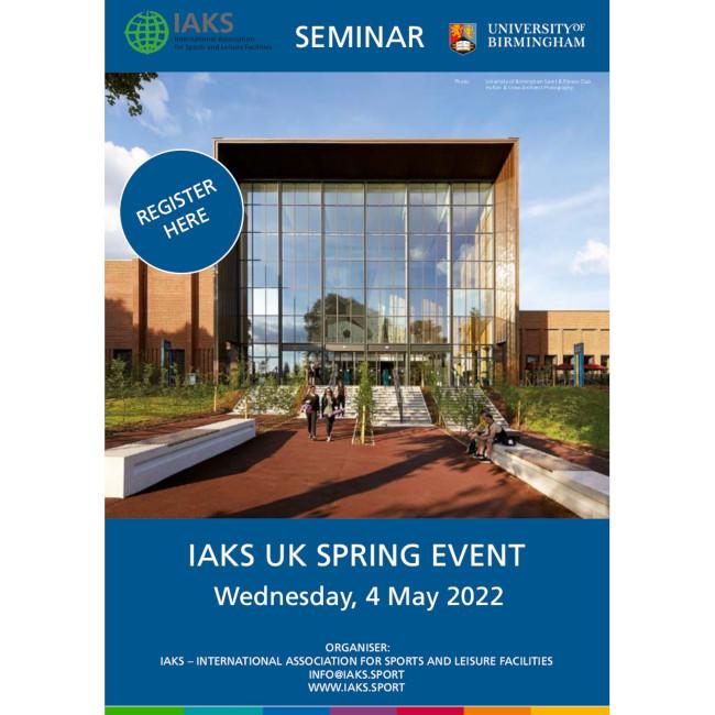 2022 IAKS UK meeting programme title with logo uob 650