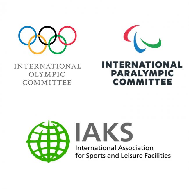 IOC IPC IAKS three logos
